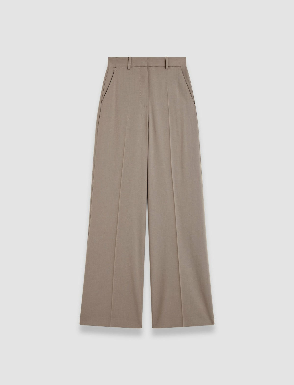 JOSEPH Fashion Women Alana Tailoring Wool Stretch Trousers Escargot