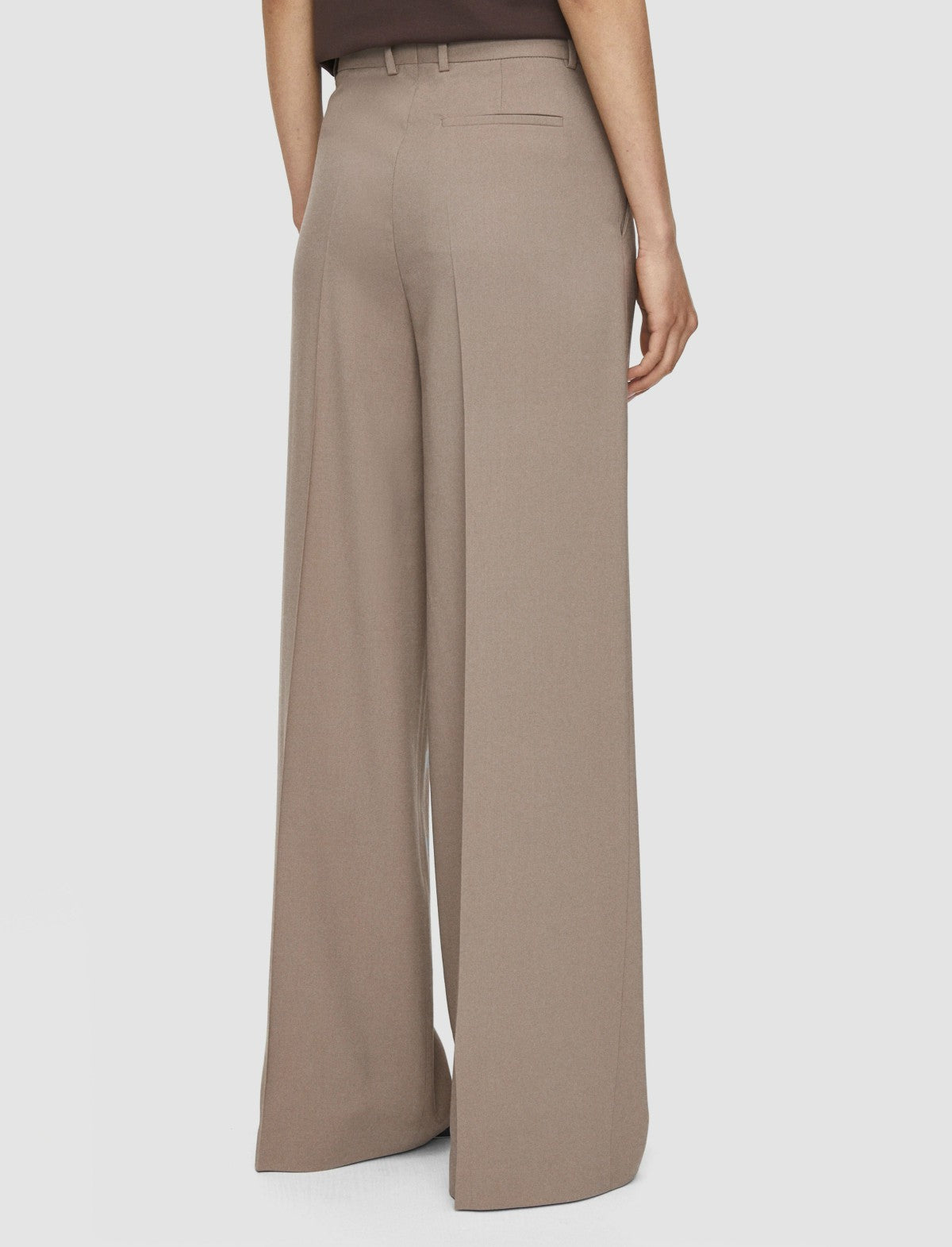 JOSEPH Fashion Women Alana Tailoring Wool Stretch Trousers Escargot