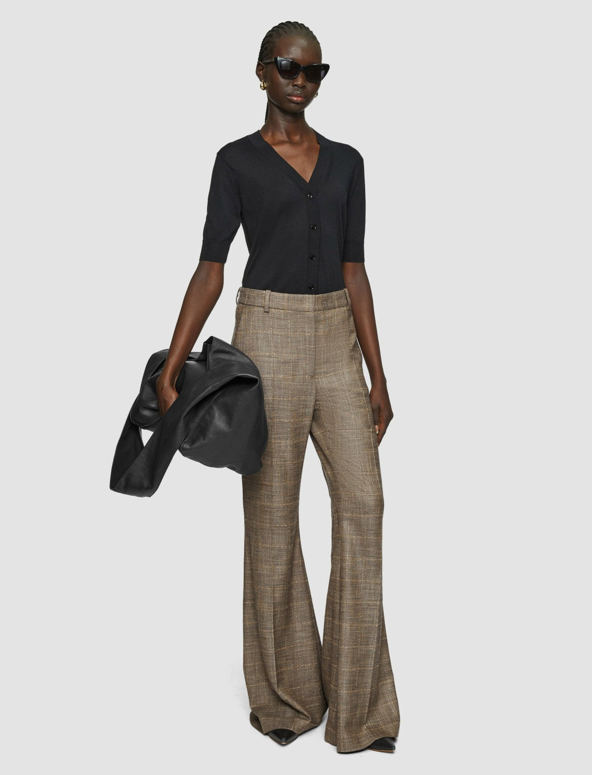 JOSEPH Fashion Women Stevens Wool Bamboo Trousers
