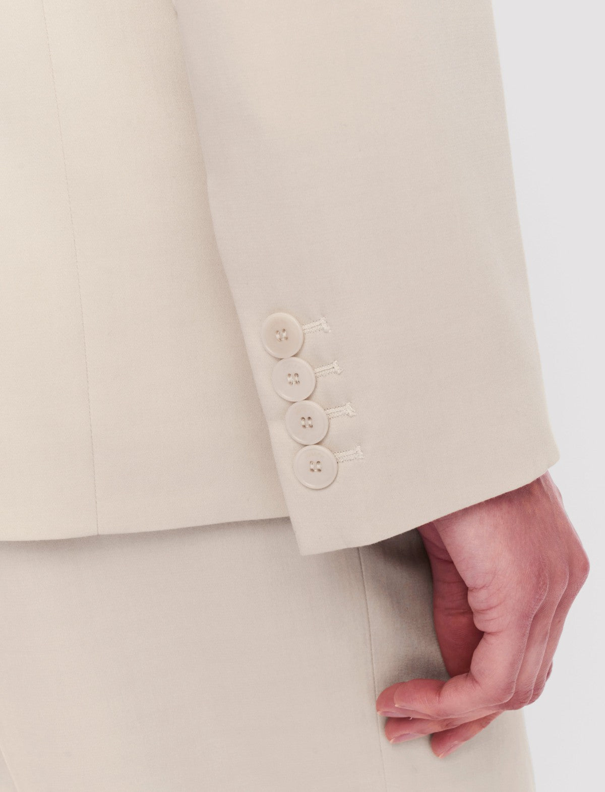 JOSEPH Fashion Women Jaden Soft Viscose Tailoring Jacket Quail