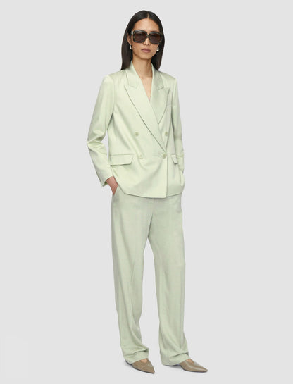 JOSEPH Fashion Women Jaden Soft Viscose Tailoring Jacket Matcha