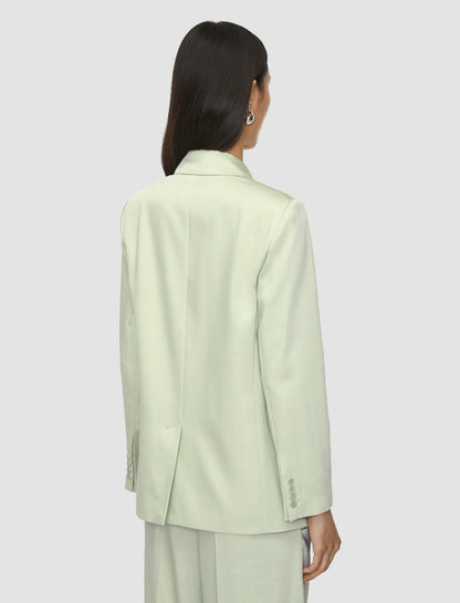 JOSEPH Fashion Women Jaden Soft Viscose Tailoring Jacket Matcha