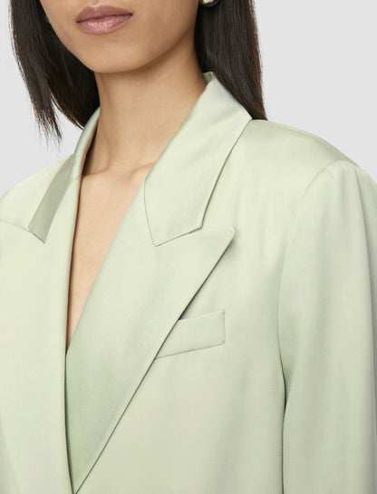 JOSEPH Fashion Women Jaden Soft Viscose Tailoring Jacket Matcha