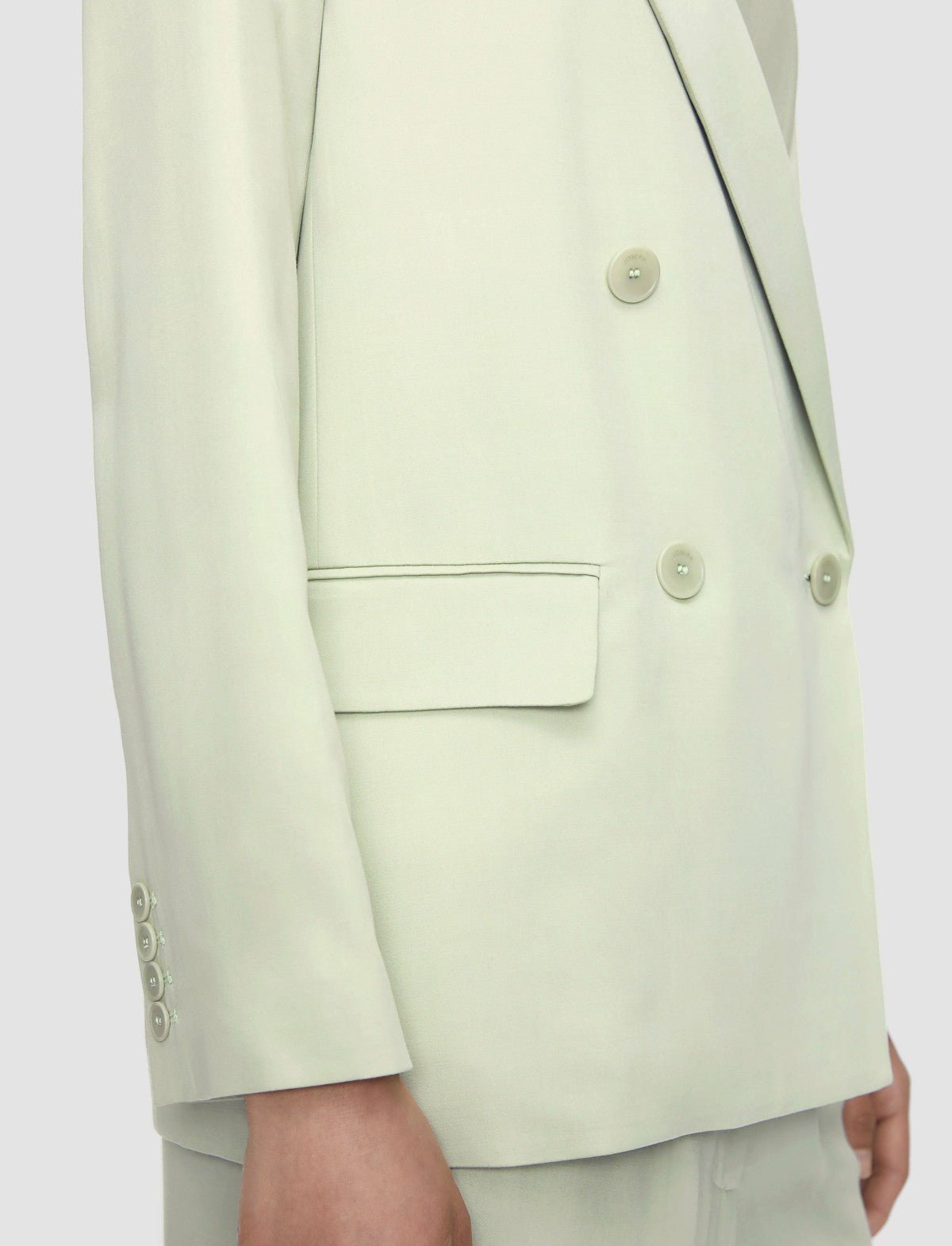 JOSEPH Fashion Women Jaden Soft Viscose Tailoring Jacket Matcha
