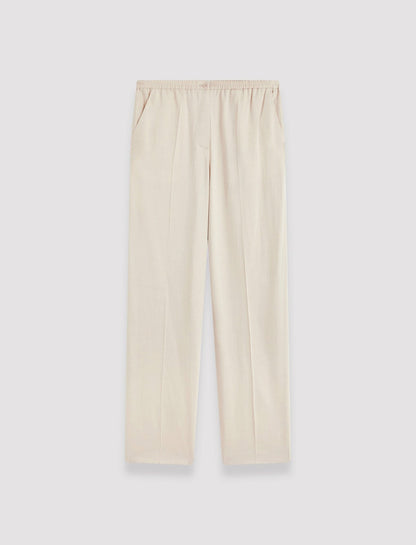 JOSEPH Fashion Women Tahiti Soft Viscose Tailoring Trousers Quail