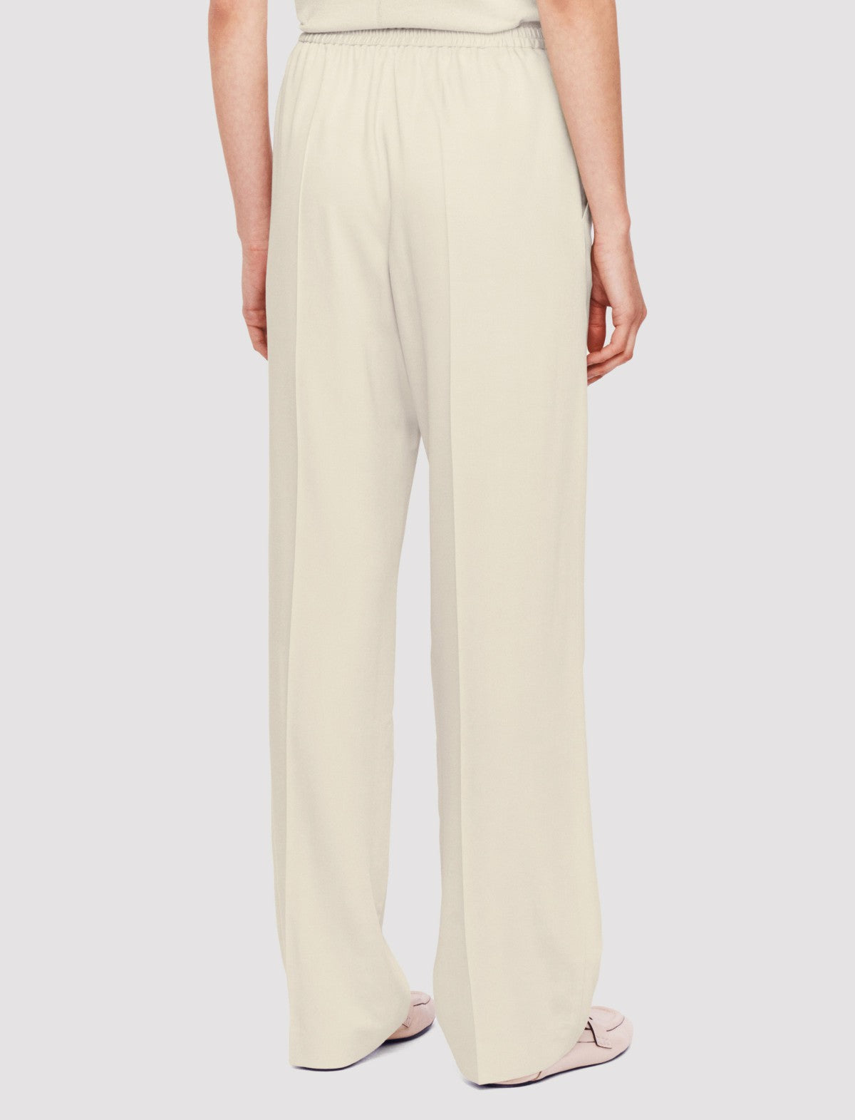 JOSEPH Fashion Women Tahiti Soft Viscose Tailoring Trousers Quail