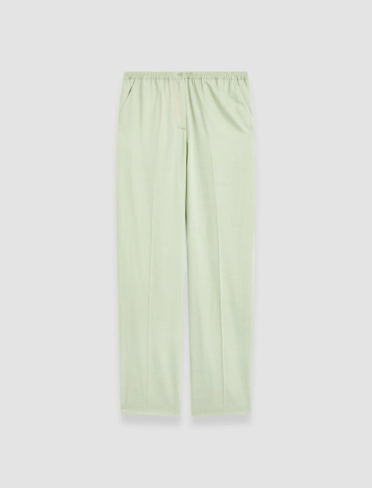 JOSEPH Fashion Women Tahiti Soft Viscose Tailoring Trousers Matcha