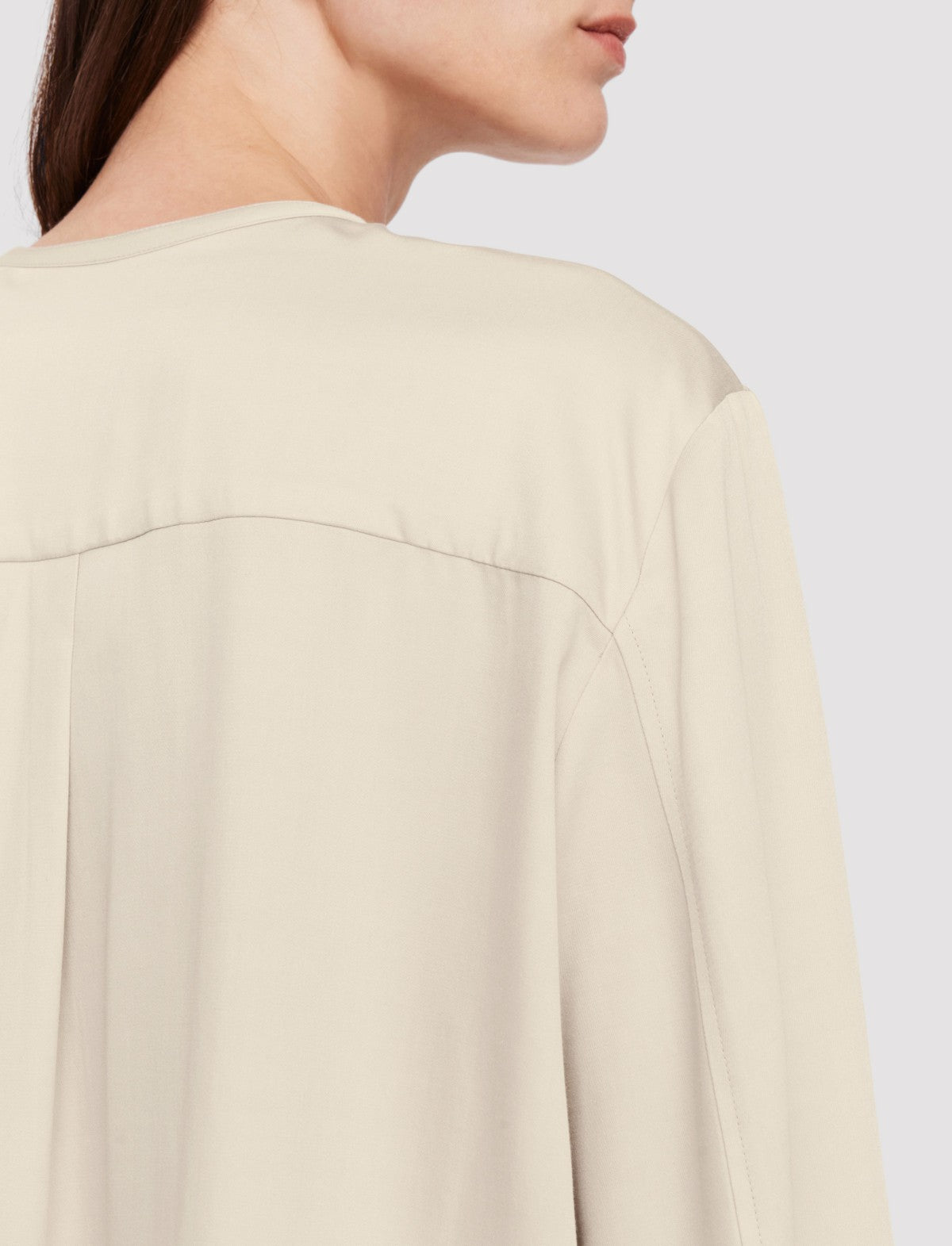 JOSEPH Fashion Women Vega Soft Viscose Tailoring Shirt Quail