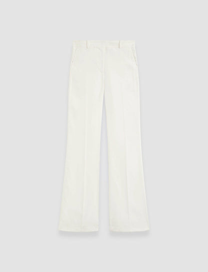 JOSEPH Fashion Women Tafira Linen Stretch Trousers Ivory
