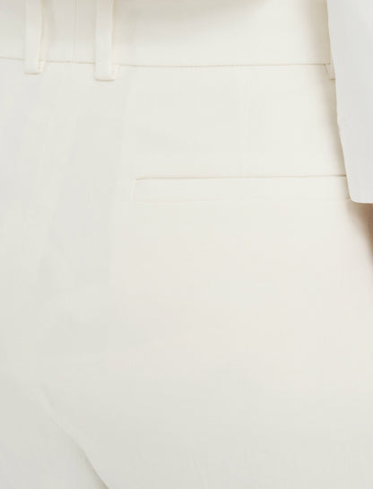 JOSEPH Fashion Women Tafira Linen Stretch Trousers Ivory