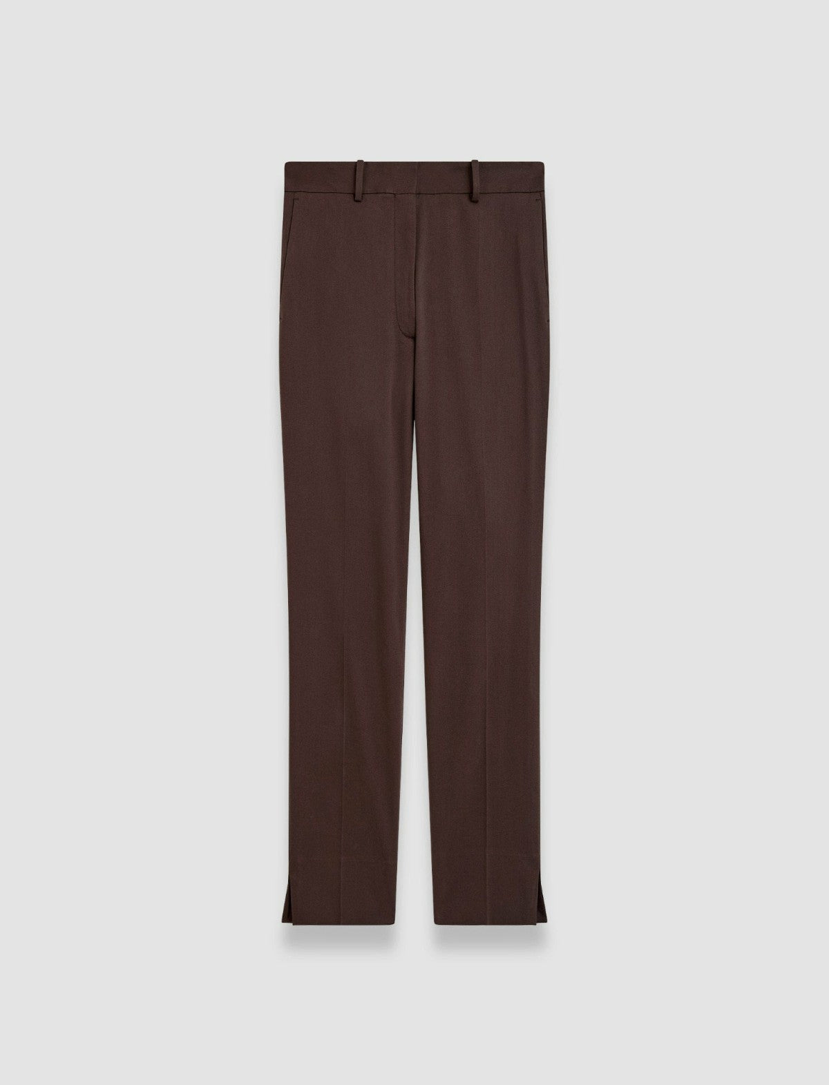 JOSEPH Fashion Women Bing Court Light Gabardine Stretch Trousers Ebony