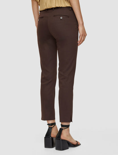 JOSEPH Fashion Women Bing Court Light Gabardine Stretch Trousers Ebony