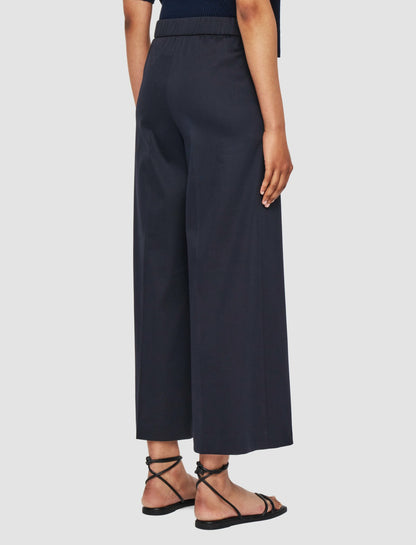 JOSEPH Fashion Women Temple Light Gabardine Stretch Trousers Navy