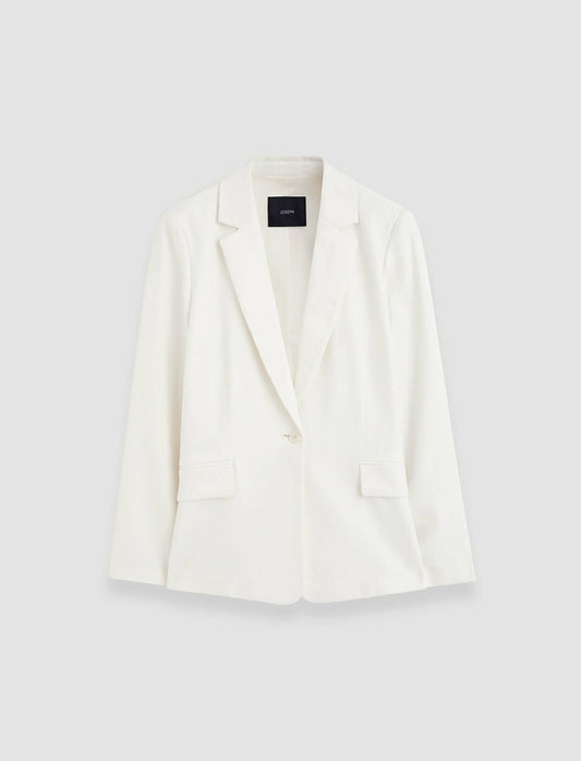 JOSEPH Fashion Women Marty Linen Stretch Jacket Ivory