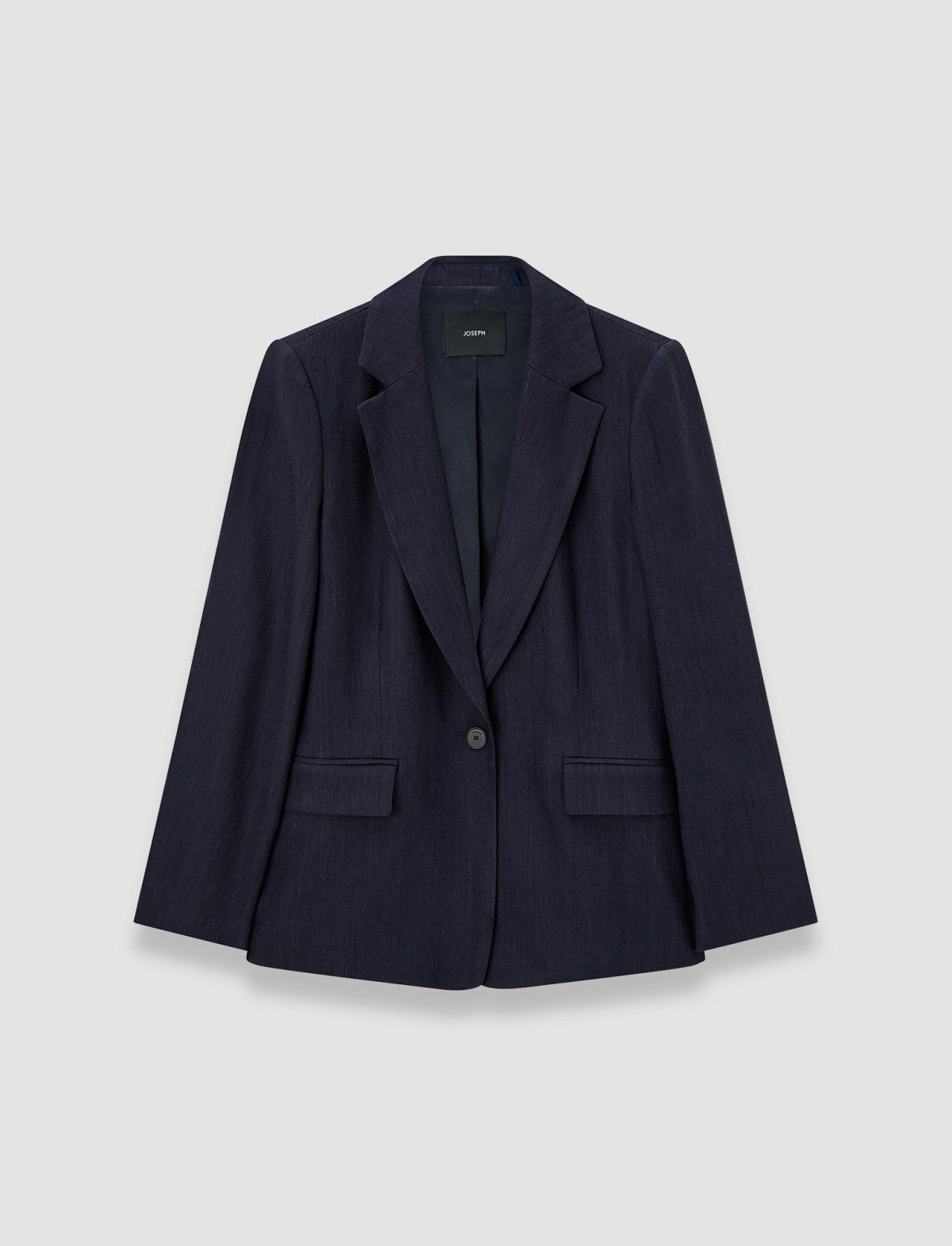 JOSEPH Fashion Women Marty Linen Stretch Jacket Navy