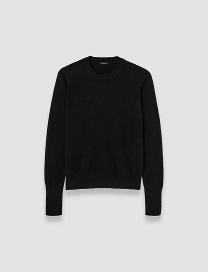 JOSEPH Fashion Women Light Pure Cashmere Round Neck Jumper Black