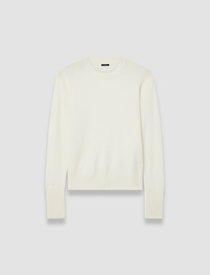 JOSEPH Fashion Women Light Pure Cashmere Round Neck Jumper Ivory