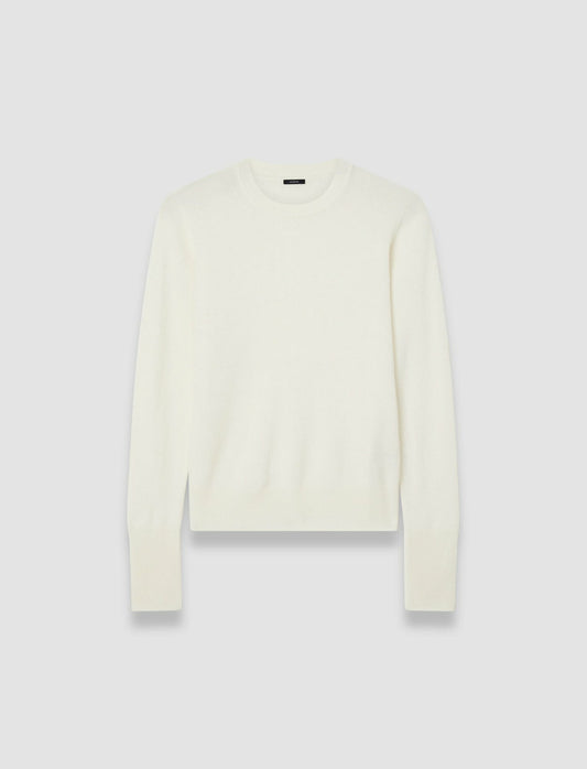 JOSEPH Fashion Women Light Pure Cashmere Round Neck Jumper Ivory