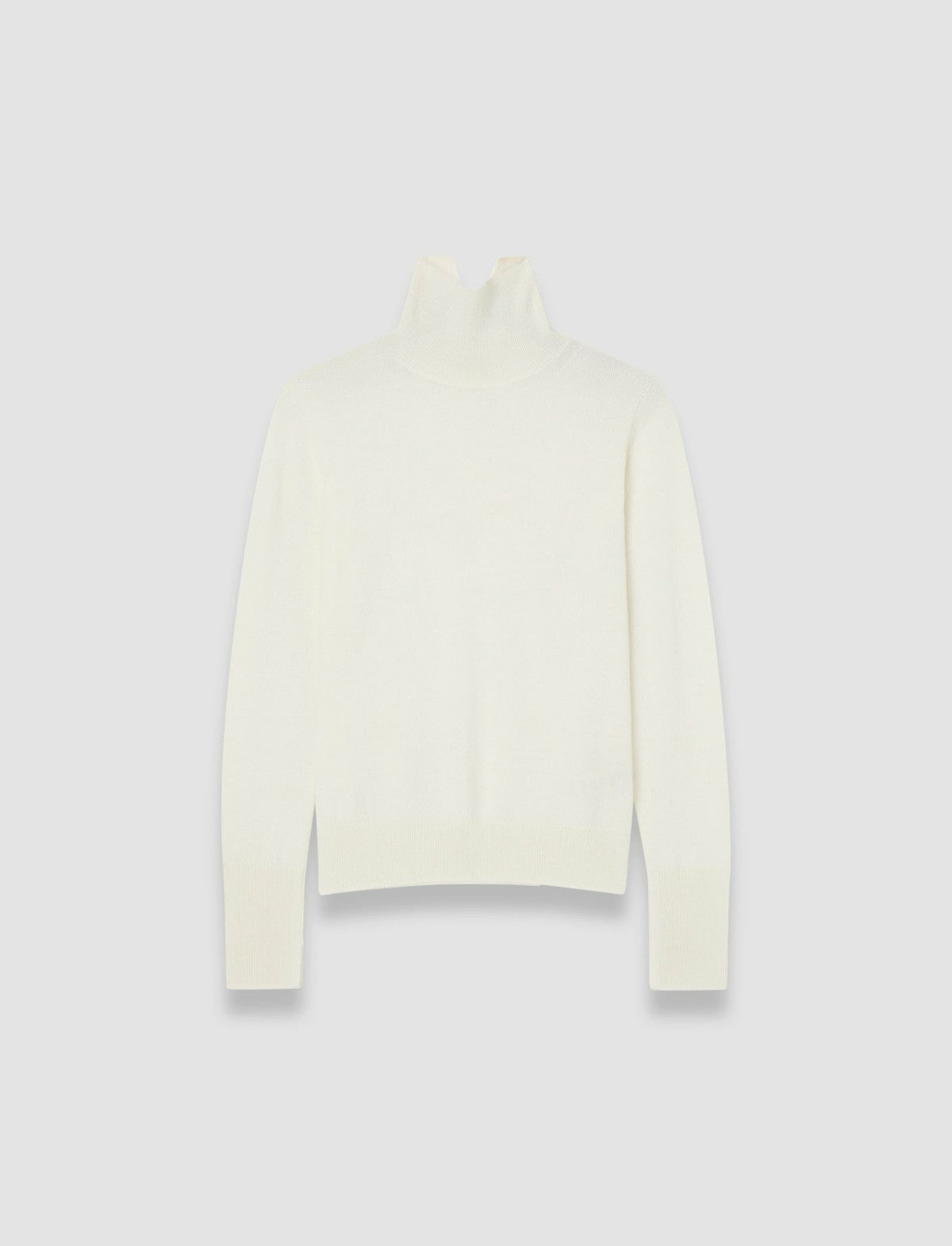 JOSEPH Fashion Women Light Pure Cashmere High Neck Jumper Ivory