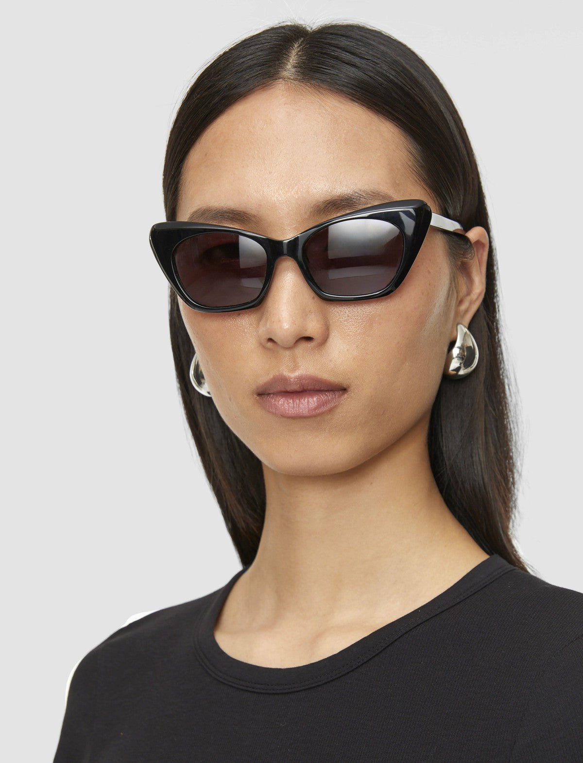 JOSEPH Fashion Women Cat Eye Sunglasses Black