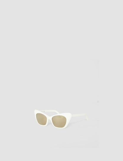 JOSEPH Fashion Women Cat Eye Sunglasses Ivory