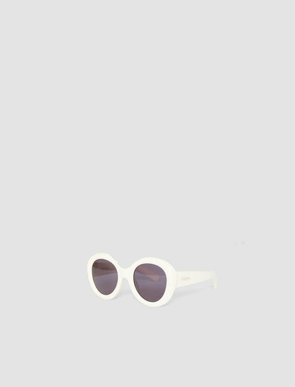 JOSEPH Fashion Women Round Sunglasses Ivory