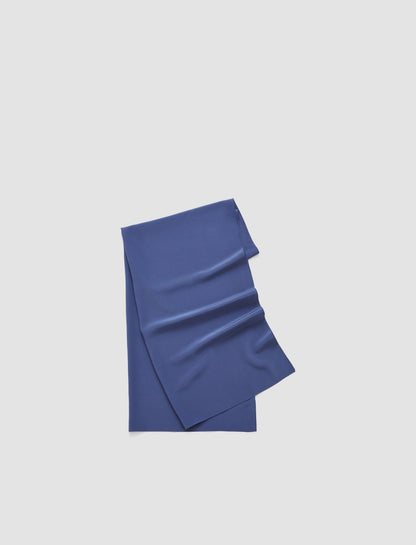 JOSEPH Fashion Women Crepe de Chine Silk Scarf Harbour