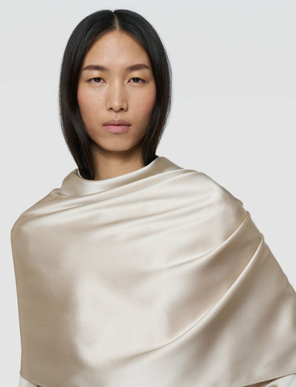 JOSEPH Fashion Women Silk Satin Scarf Quail