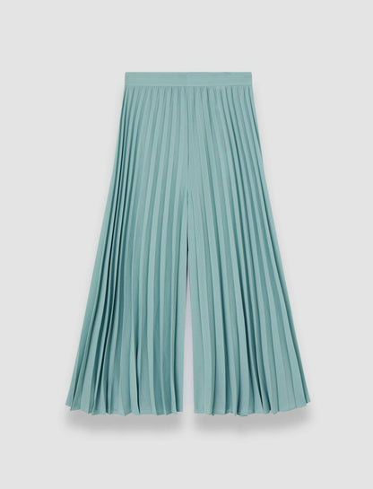 JOSEPH Fashion Women Anvers Airy Plissé Trousers Lagoon