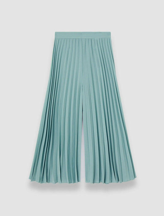 JOSEPH Fashion Women Anvers Airy Plissé Trousers Lagoon