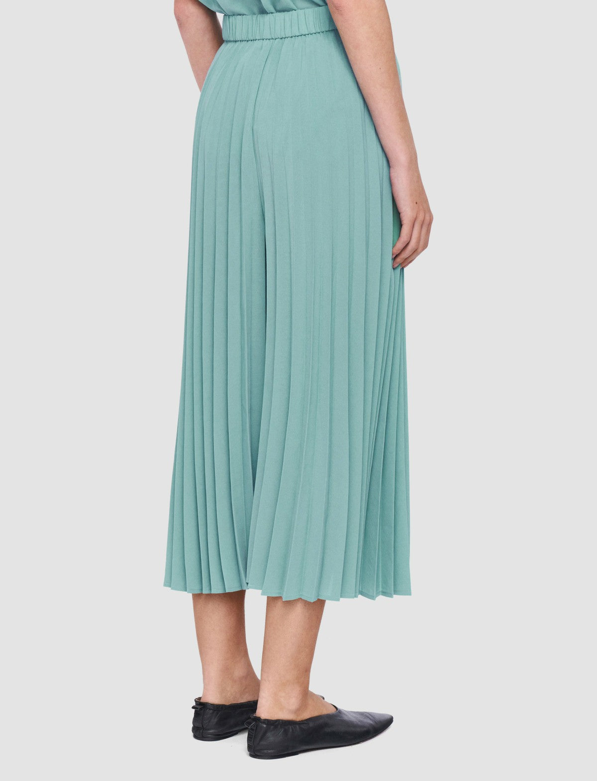 JOSEPH Fashion Women Anvers Airy Plissé Trousers Lagoon
