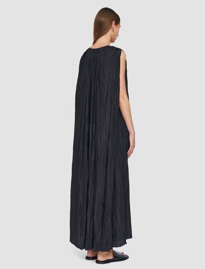 JOSEPH Fashion Women Martini Habotai Silk Dress Black