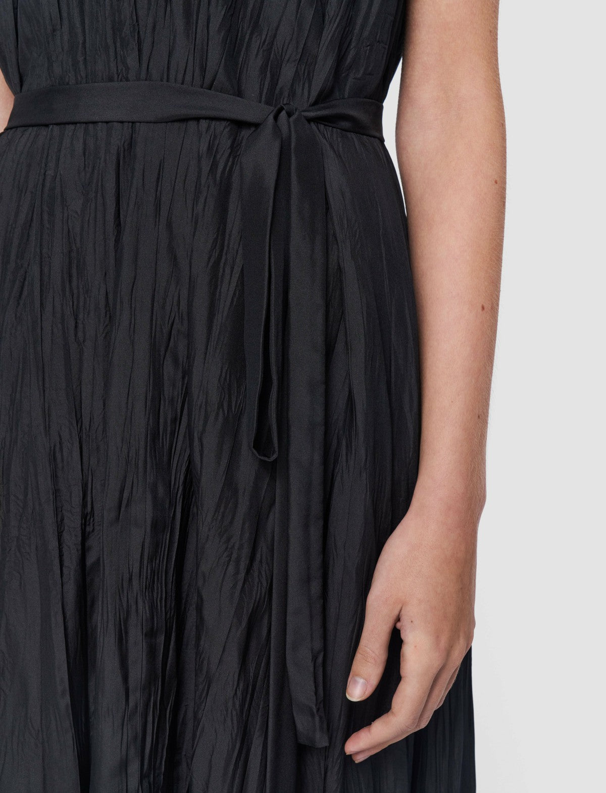 JOSEPH Fashion Women Martini Habotai Silk Dress Black