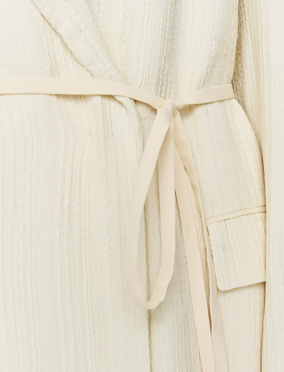JOSEPH Fashion Women Amelot Pleat Jacquard Jacket Seashell