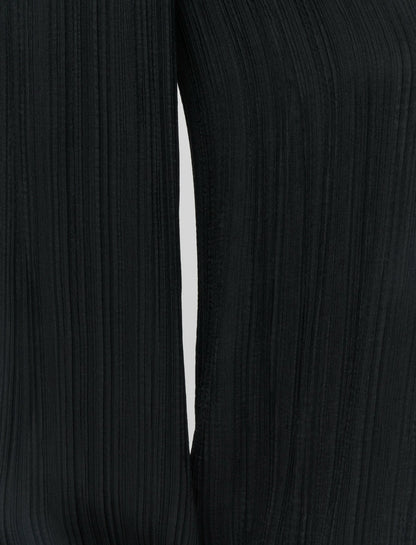 JOSEPH Fashion Women Mawn Pleat Jacquard Trousers Black
