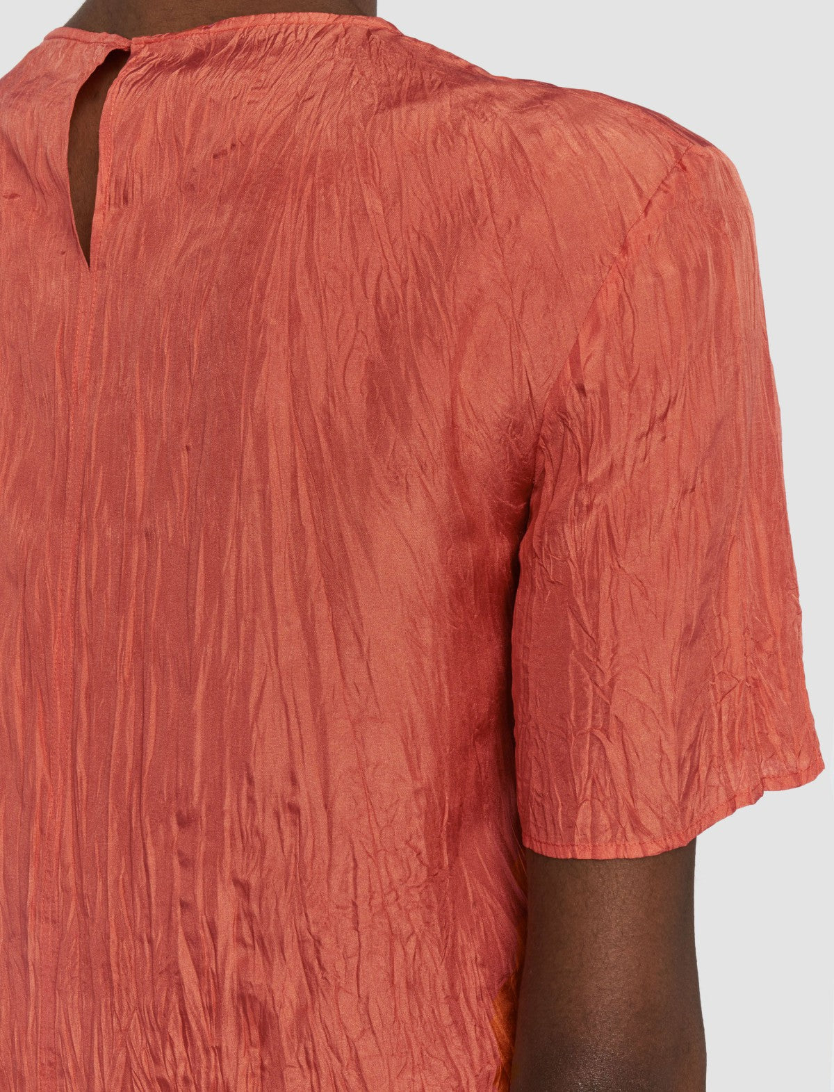 JOSEPH Fashion Women Brunet Habotai Silk Top Sundown