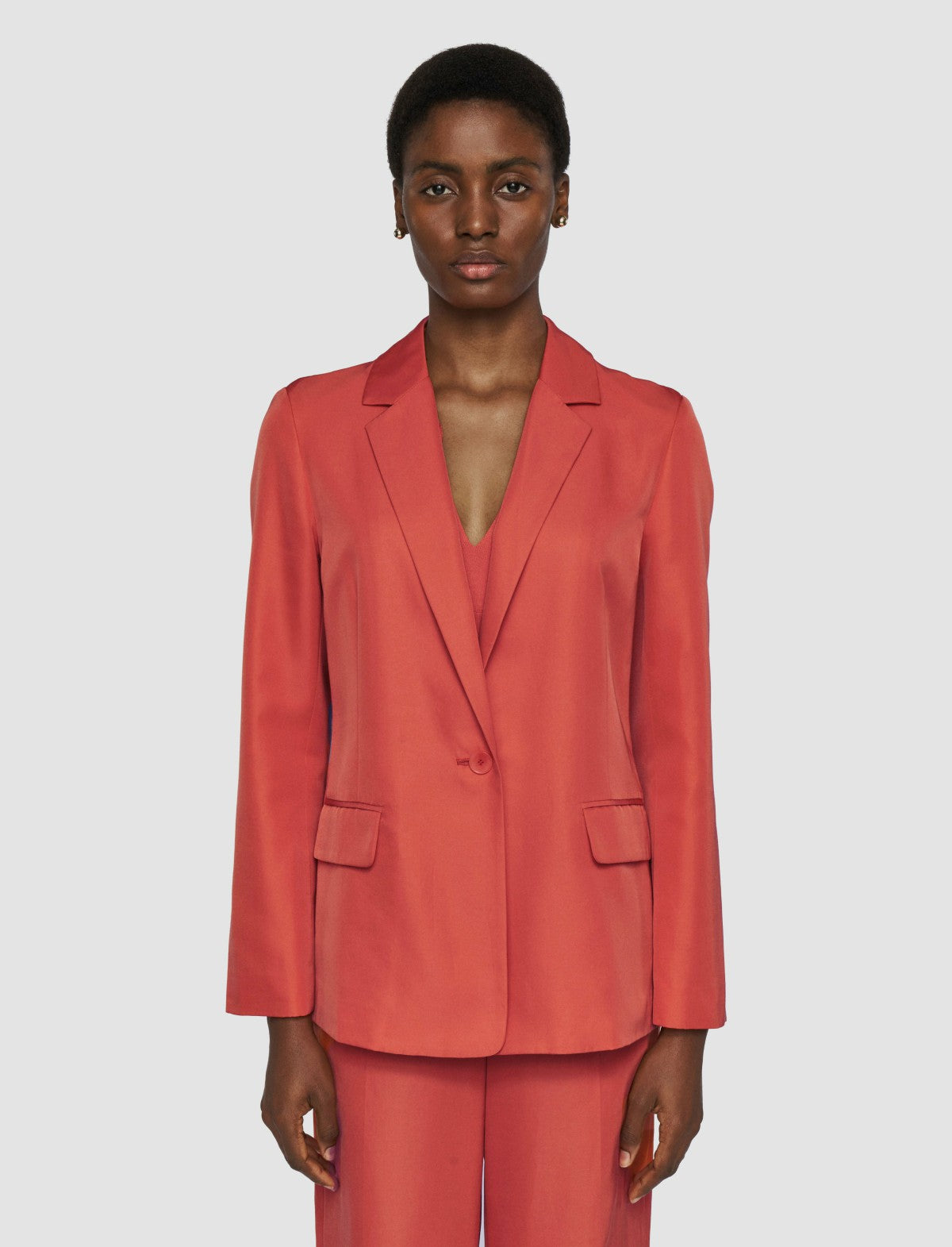 JOSEPH Fashion Women Mela Soft Cotton Silk Jacket Sundown