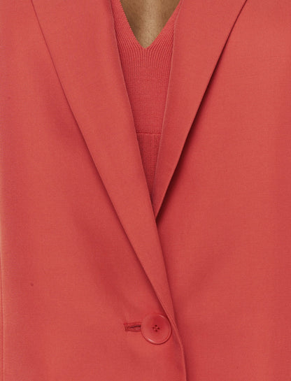 JOSEPH Fashion Women Mela Soft Cotton Silk Jacket Sundown