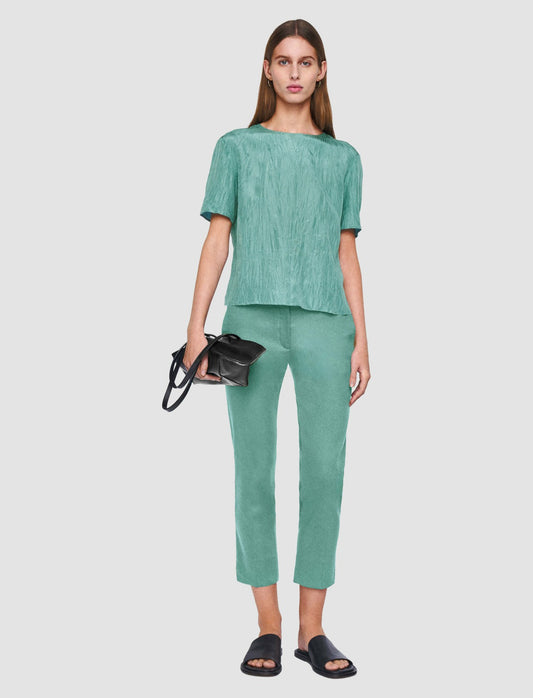 JOSEPH Fashion Women Bing Court Light Gabardine Stretch Trousers Lagoon