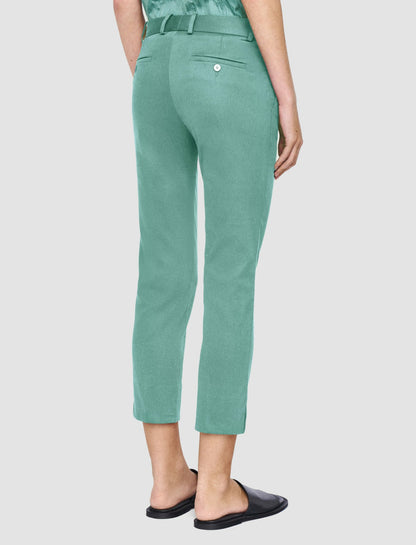 JOSEPH Fashion Women Bing Court Light Gabardine Stretch Trousers Lagoon