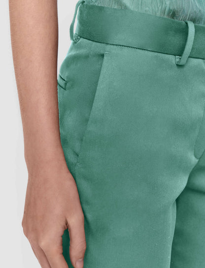 JOSEPH Fashion Women Bing Court Light Gabardine Stretch Trousers Lagoon