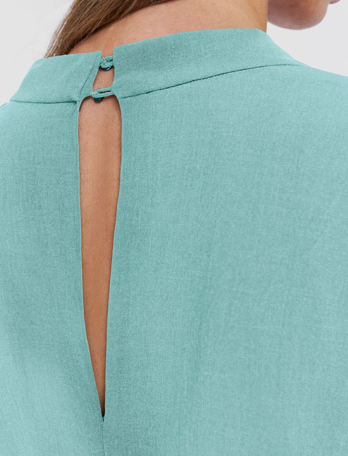 JOSEPH Fashion Women Sofia Airy Plissé Jumpsuit Lagoon