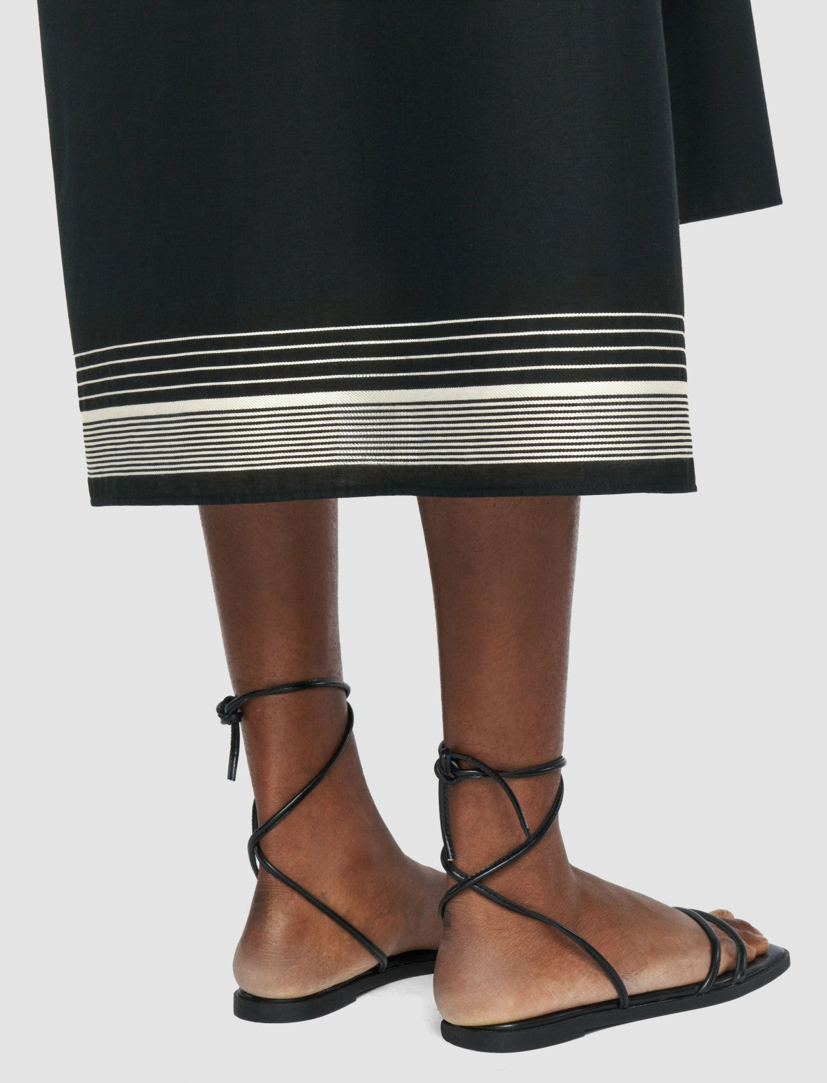 JOSEPH Fashion Women Dalamo Cotton Blend Dress Black